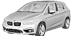 BMW F45 U2054 Fault Code